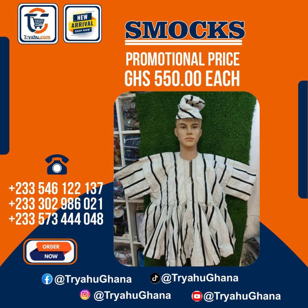 Authentic African Smock – Handcrafted Northern Ghana Traditional Wear | Shop Premium Smocks
